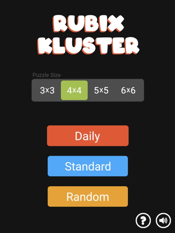 Ảnh chụp màn hình của Rubix Kluster iPad 
