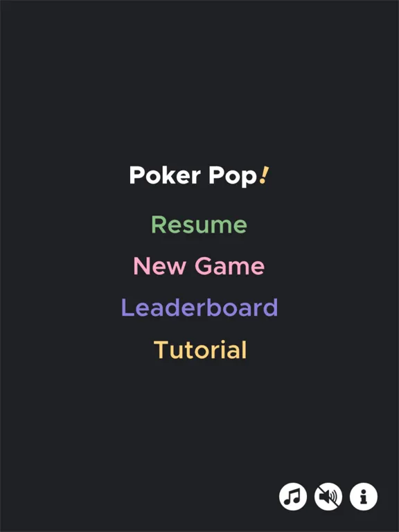 Captures d'écran de Poker Pop! iPad 