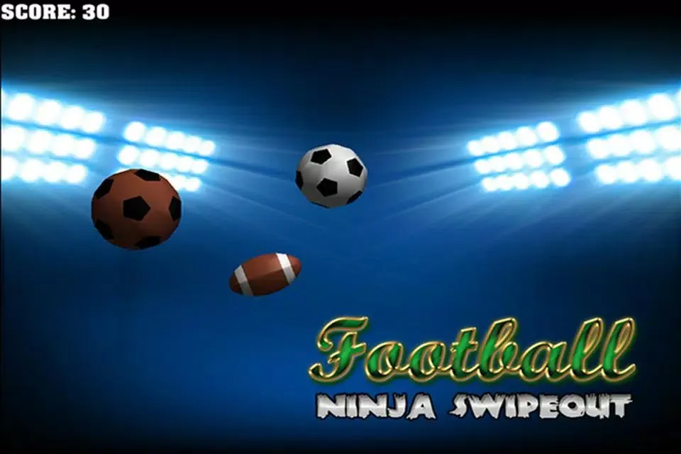 Screenshot di Football Ninja Swipe Out Games