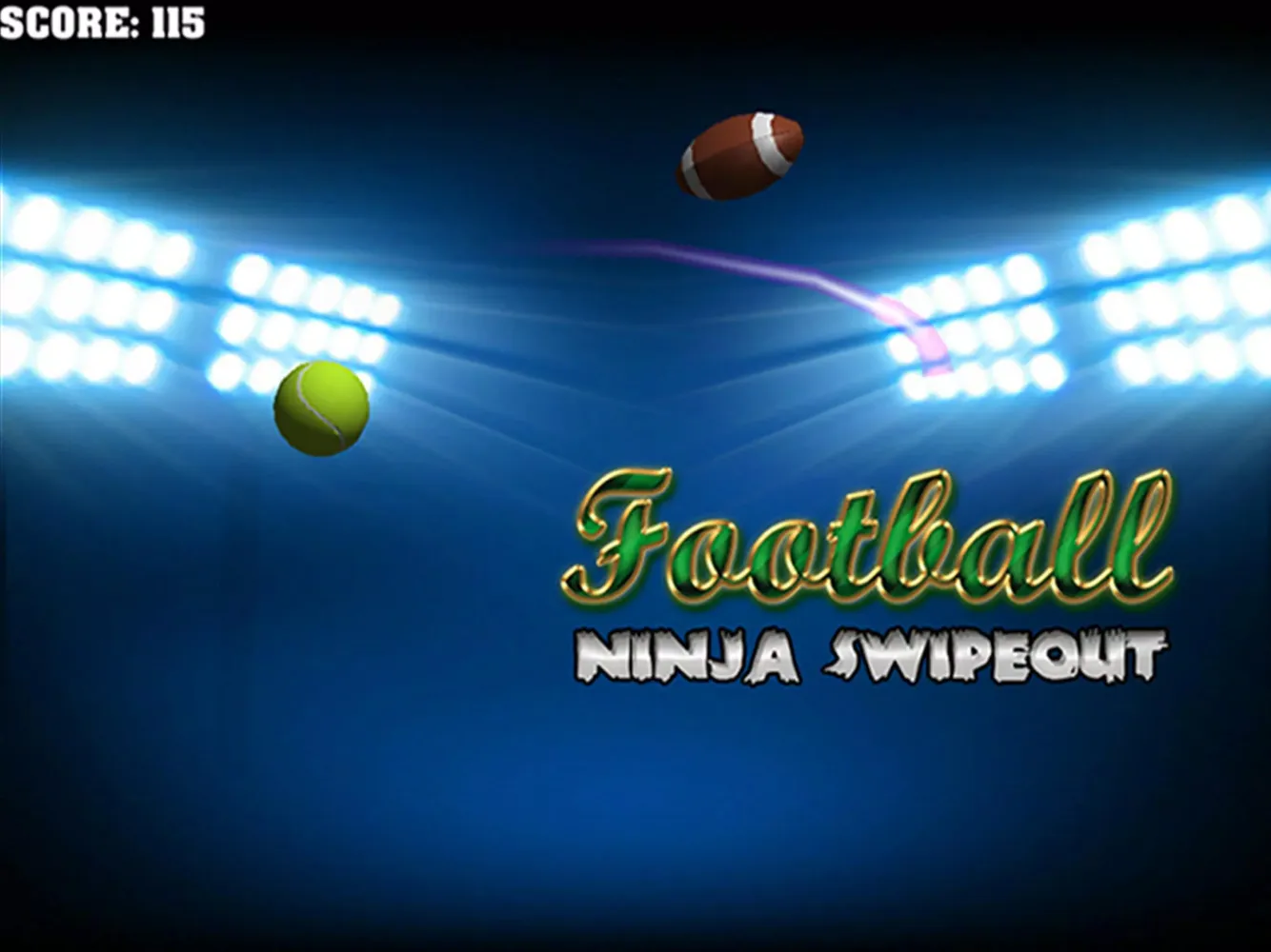 Screenshot di Football Ninja Swipe Out Games