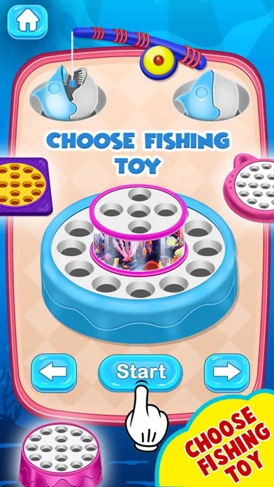 Tangkapan skrin Toy Fishing Game : Catch fish