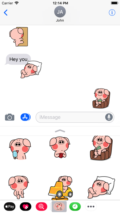 Pigs Animated Stickers Screenshots