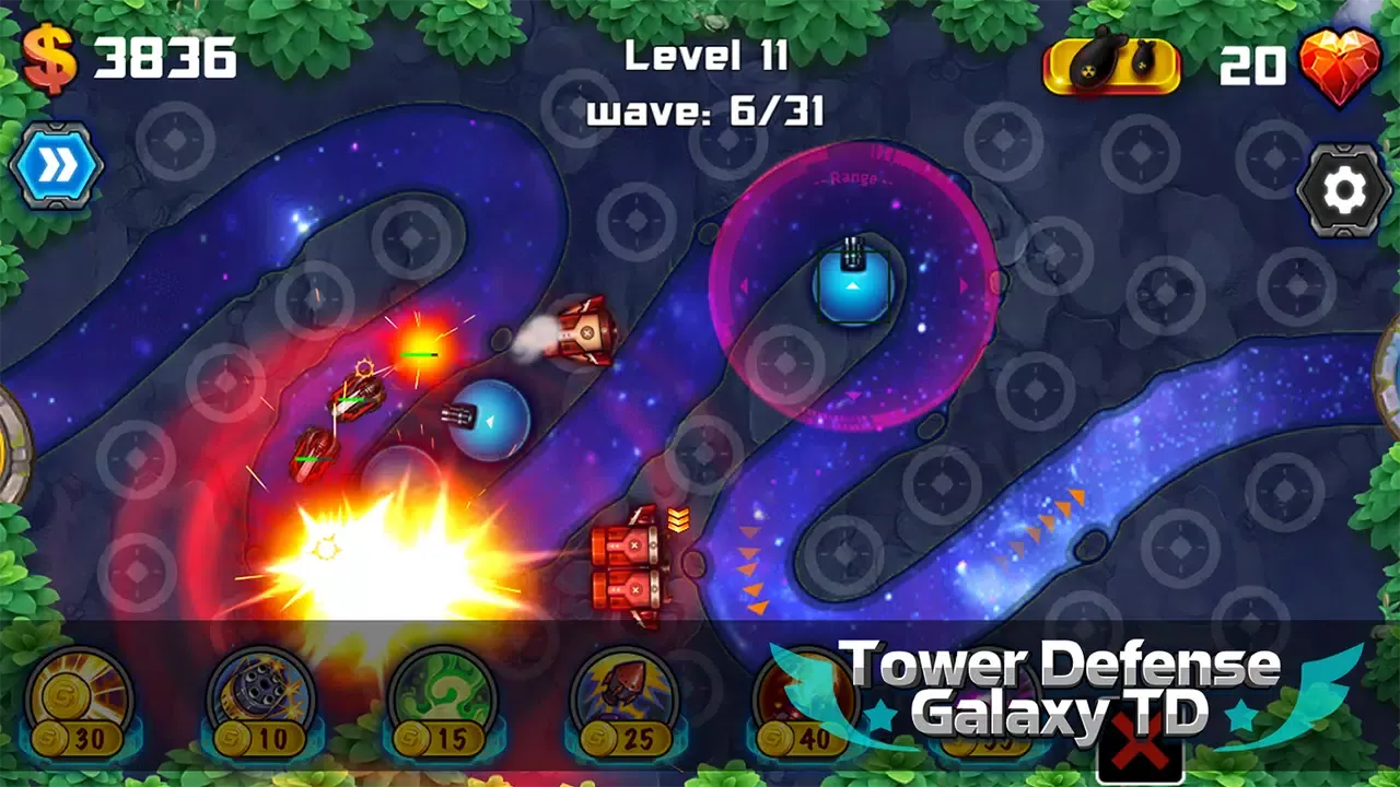 Tower Defense: Galaxy TD Screenshots
