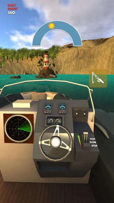 Capturas de tela do Fishing Lake 3D