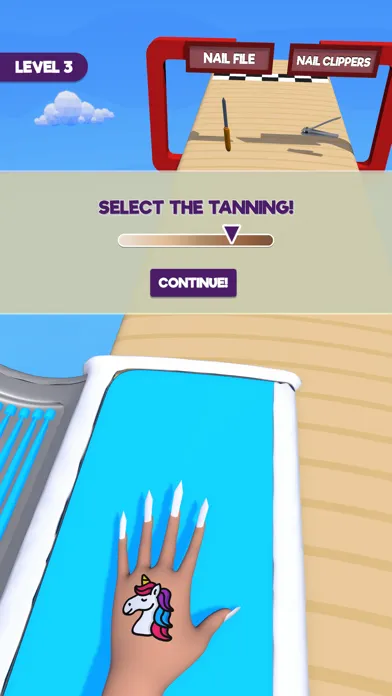 Capturas de tela do Hand Care!