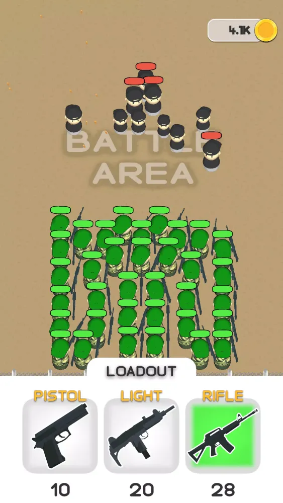 Ảnh chụp màn hình của Idle Army War