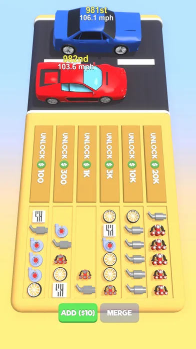 Ảnh chụp màn hình của Merge To Race!
