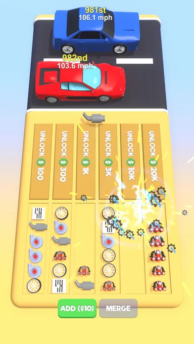 Ảnh chụp màn hình của Merge To Race!