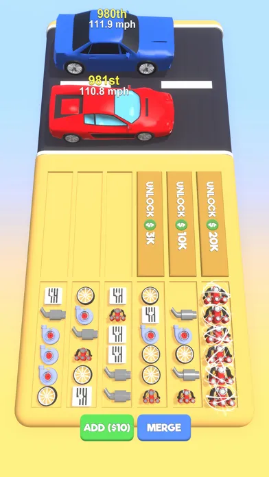 Ảnh chụp màn hình của Merge To Race!