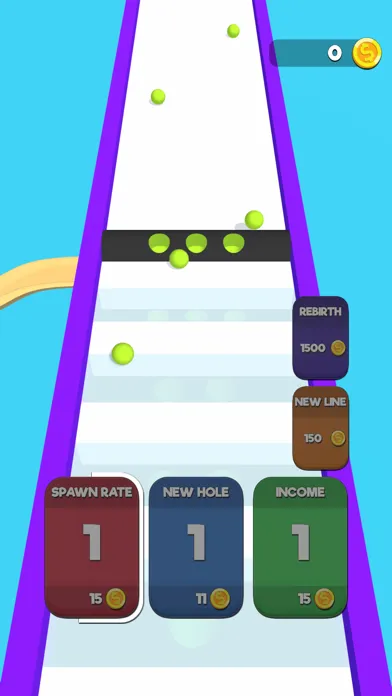 Capturas de tela do Sorting Holes