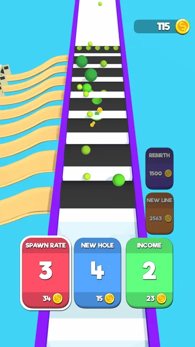Capturas de tela do Sorting Holes