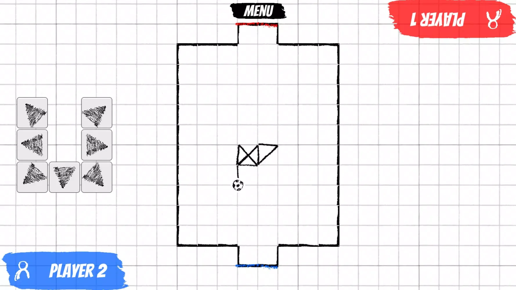 Capturas de pantalla de Paper Soccer