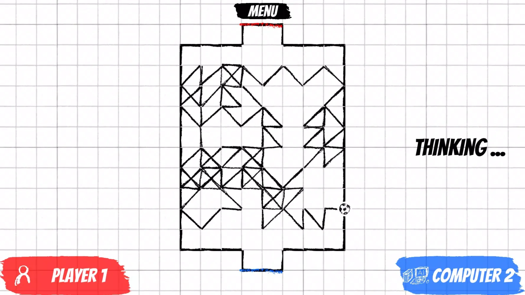 Capturas de pantalla de Paper Soccer