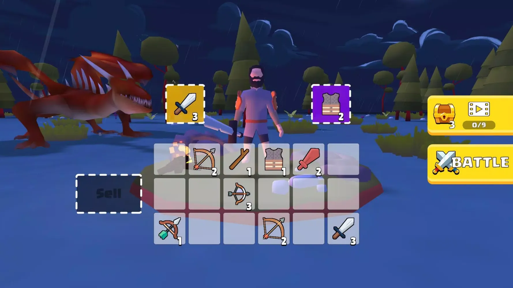 Tangkapan layar Survival Hero: Merge Equip RPG