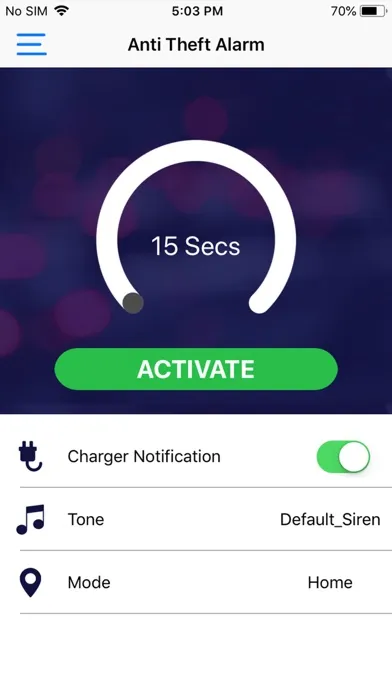 Anti Theft Alarm Screenshots
