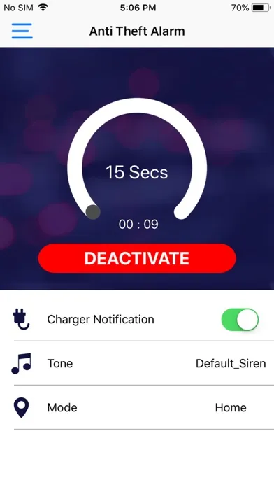 Anti Theft Alarm Screenshots