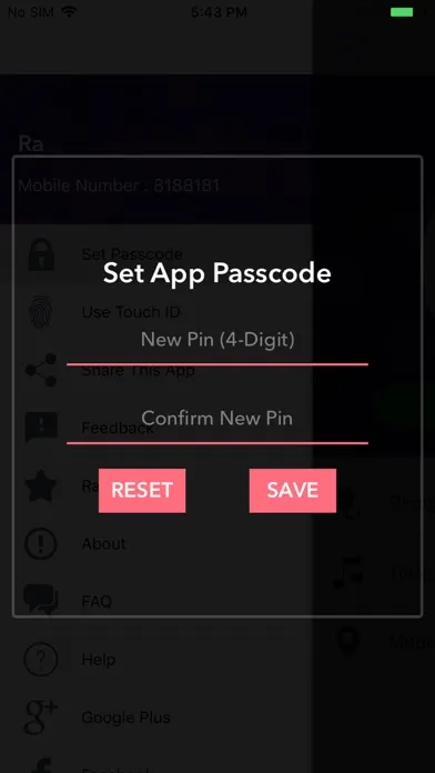 Anti Theft Alarm Screenshots