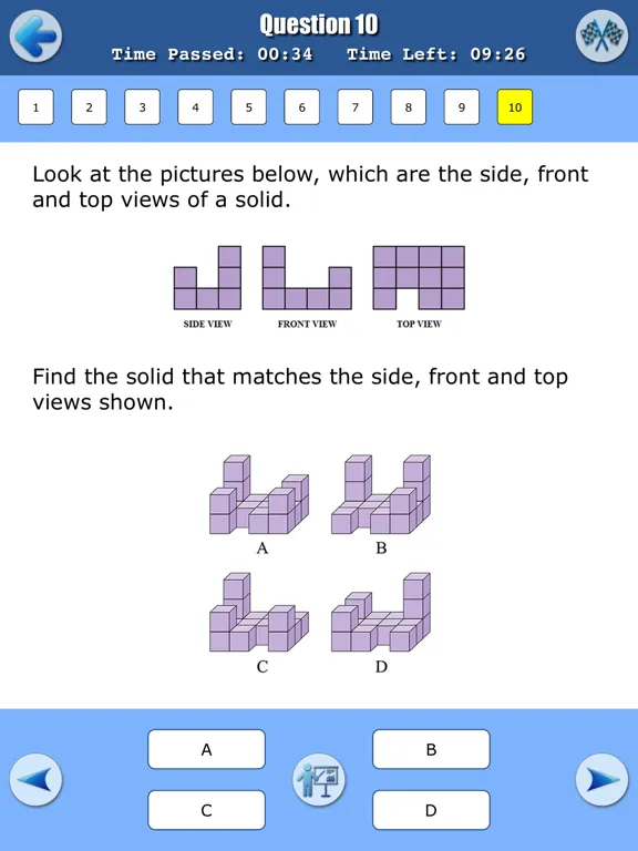 Selective School Tests - Math iPad 應用截圖
