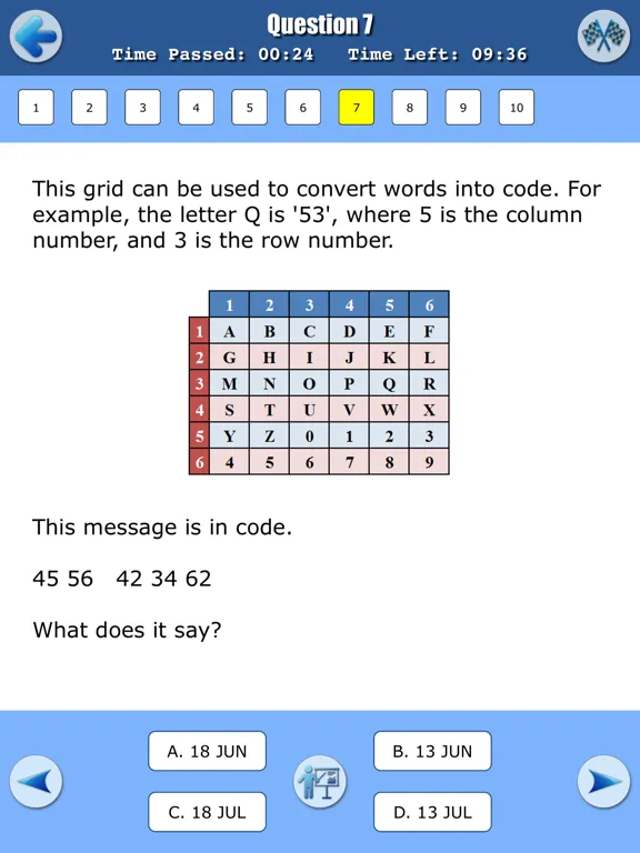 Selective School Tests - Math iPad 應用截圖