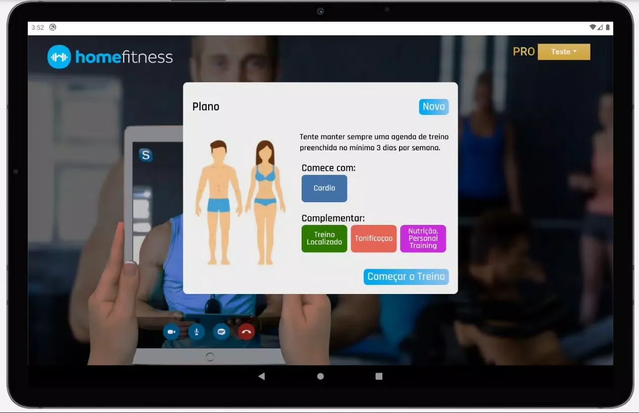 Homefitness Ekran Görüntüleri