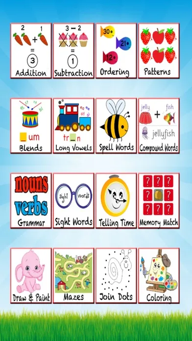 Fun Math & Reading Learning Games for Kids Age 6-8应用截图
