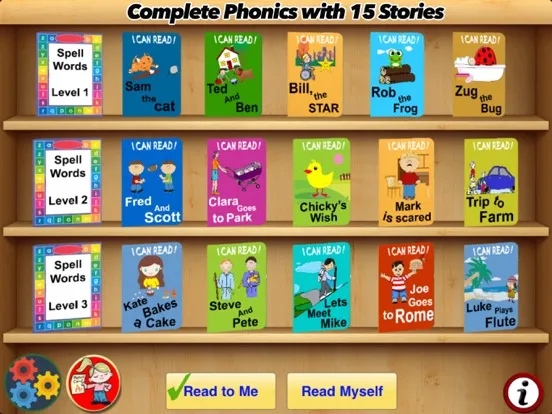 Captures d'écran de I can Read - Ready for Phonics iPad 