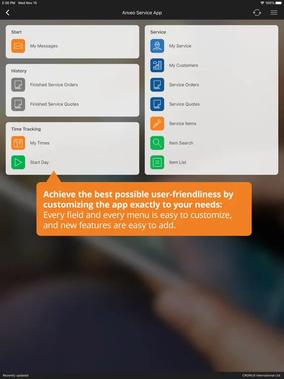 Anveo Mobile f.Dynamics BC/NAV iPad  Ekran Görüntüleri