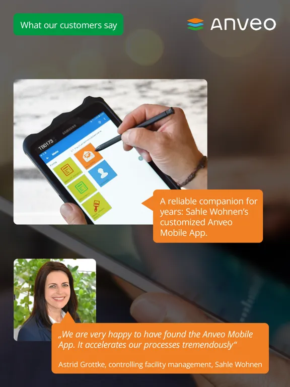 Anveo Mobile f.Dynamics BC/NAV iPad  Ekran Görüntüleri