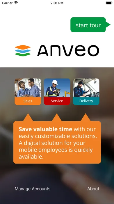 Anveo Mobile f.Dynamics BC/NAV Ekran Görüntüleri