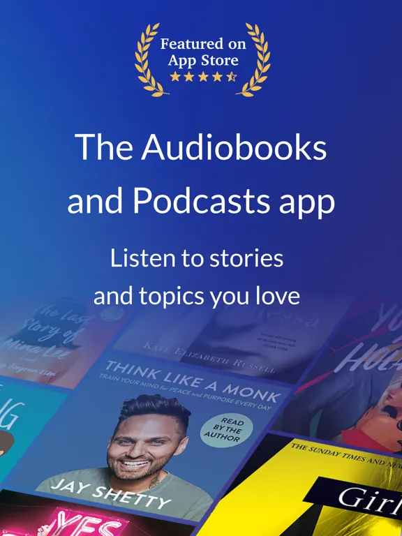 Anyplay Audio books & Podcasts iPad 应用截图