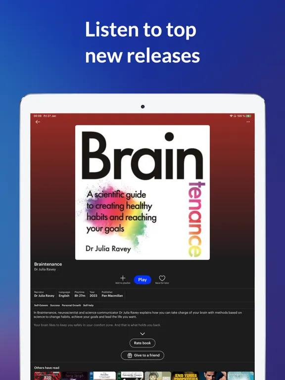 Anyplay Audio books & Podcasts iPad 应用截图