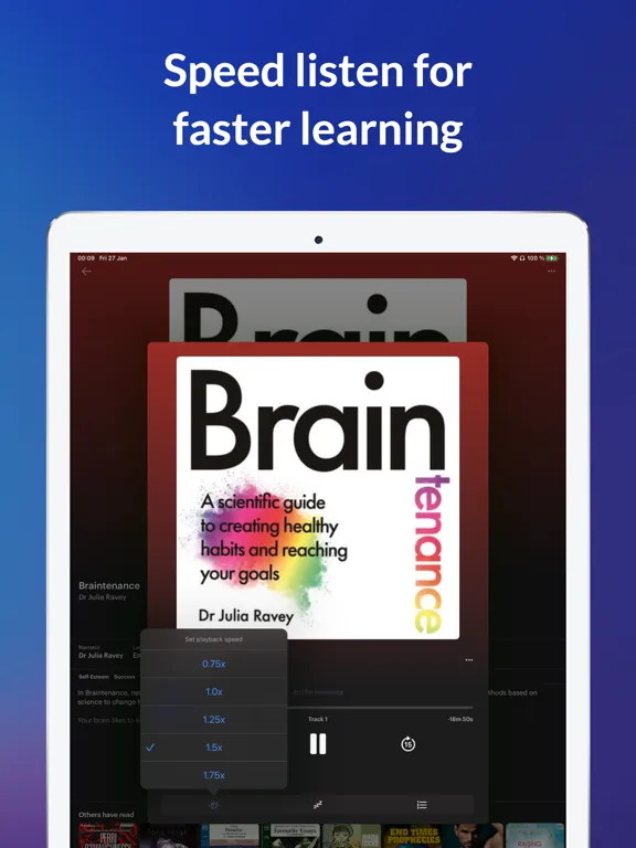 Anyplay Audio books & Podcasts iPad 应用截图