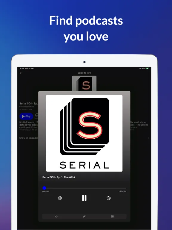 Anyplay Audio books & Podcasts iPad 应用截图