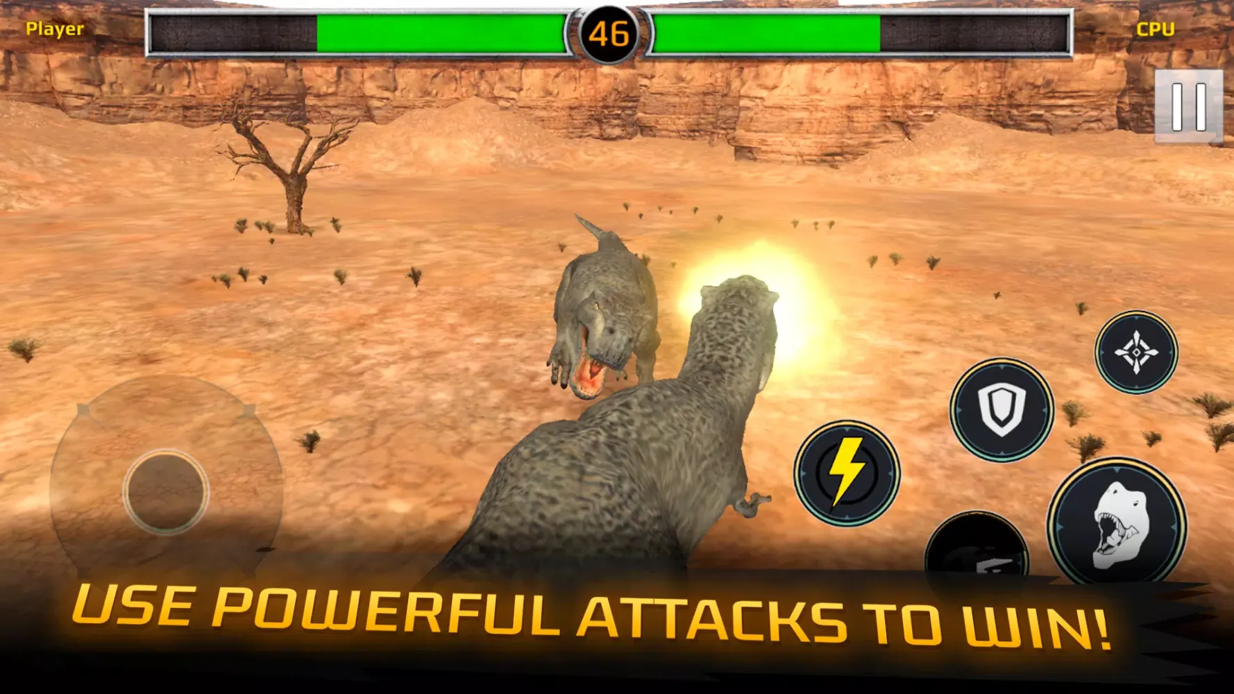 Ảnh chụp màn hình của T-Rex Arena : Battle of Kings