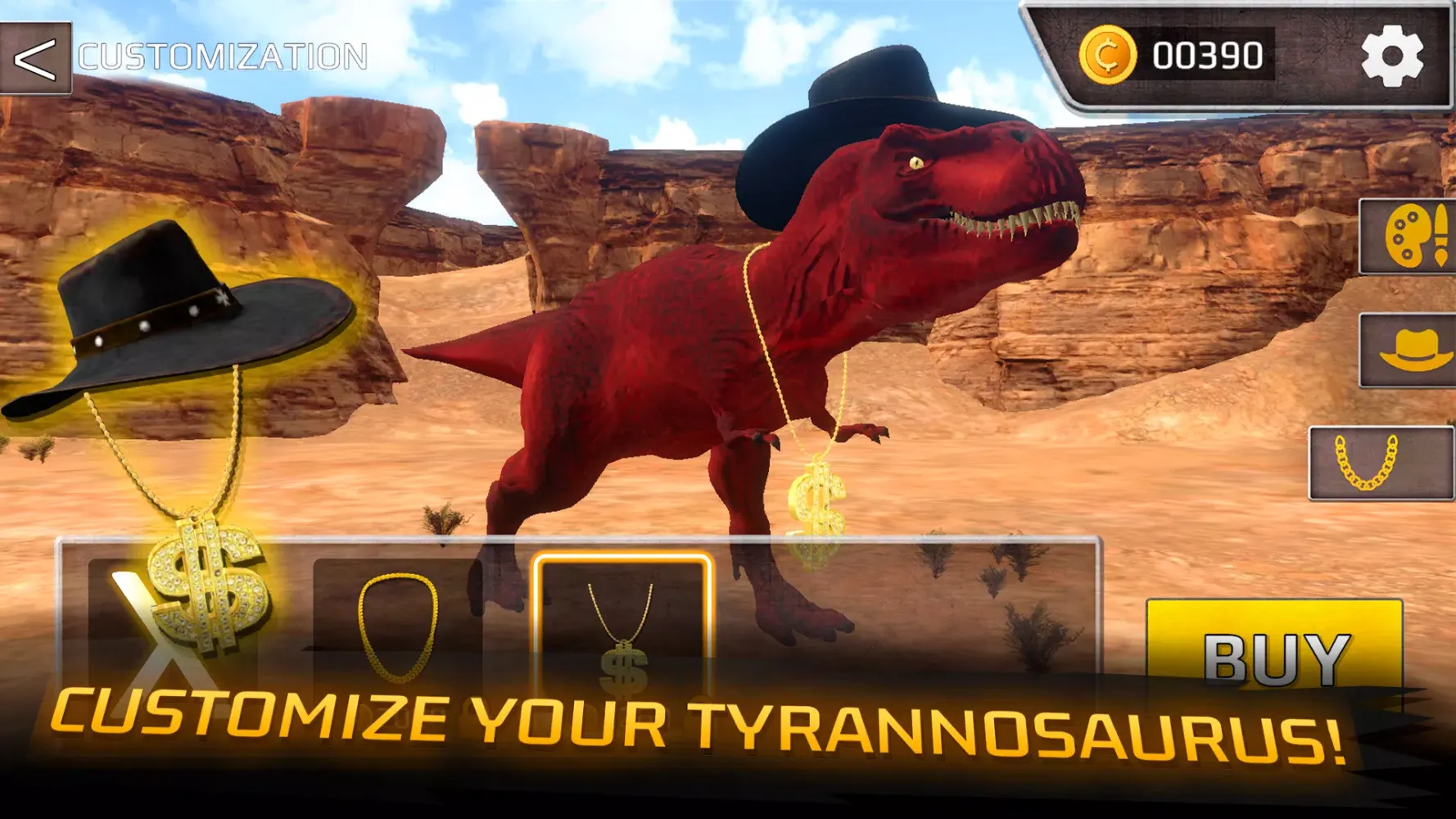 Ảnh chụp màn hình của T-Rex Arena : Battle of Kings