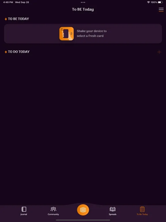 Capturas de tela do Spirit@Work Cards iPad 
