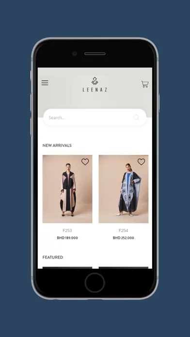 Tangkapan layar Leenaz Fashion