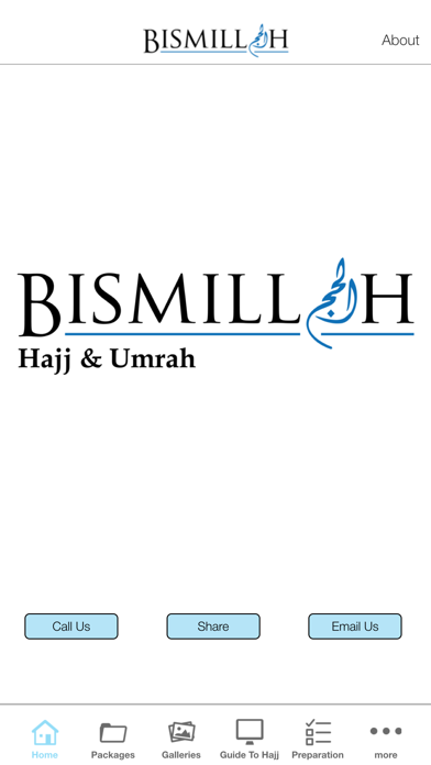 Tangkapan skrin Bismillah Hajj & Umrah