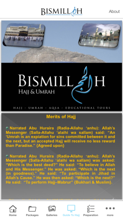 Tangkapan skrin Bismillah Hajj & Umrah