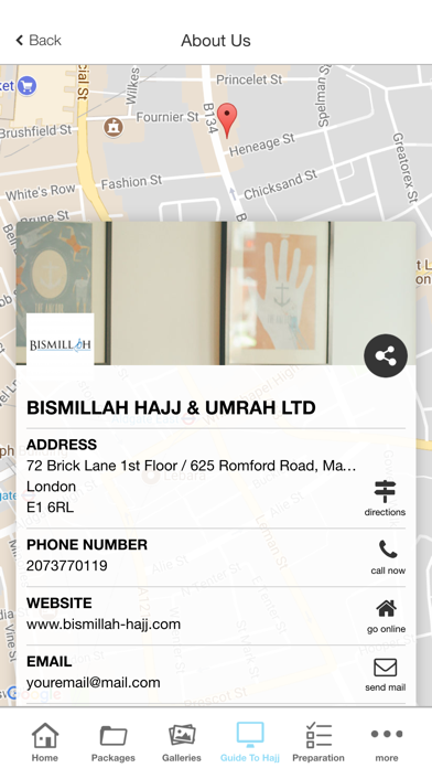 Tangkapan skrin Bismillah Hajj & Umrah