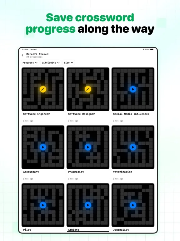 Скриншоты Crossword Chef - Daily Puzzles iPad 