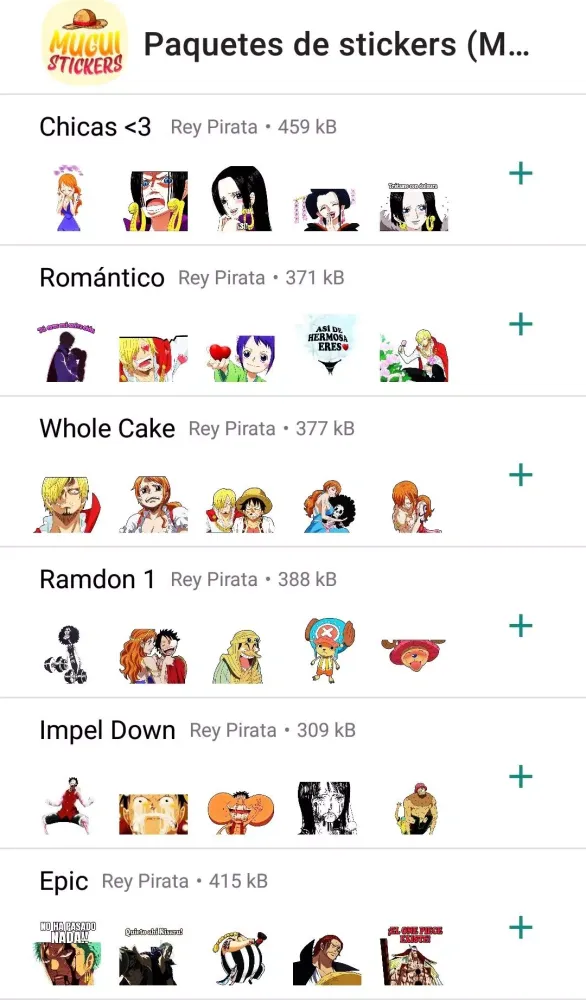 Mugui Stickers Screenshots