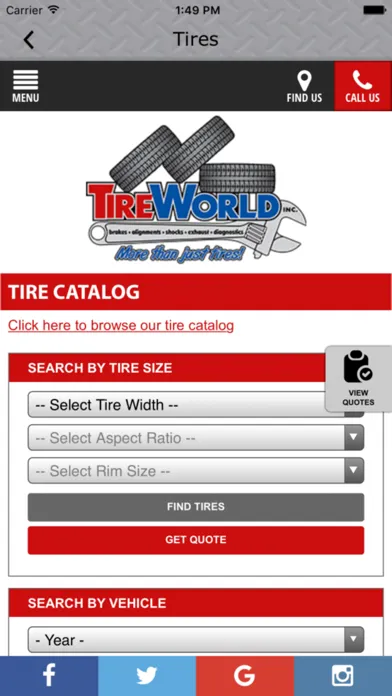 TireWorld应用截图