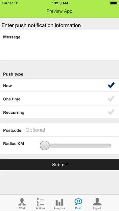 Preview App Screenshots