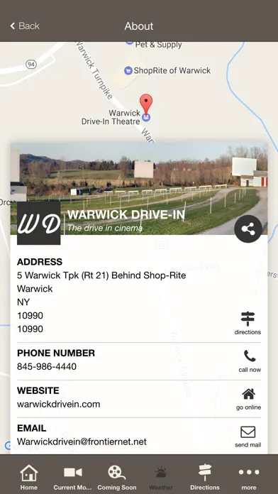 Capturas de pantalla de WARWICK DRIVE-IN THEATER