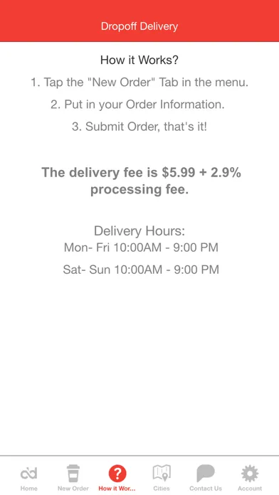 Dropoff Delivery应用截图