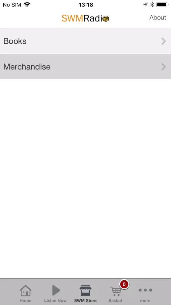 Screenshot di SWM Radio