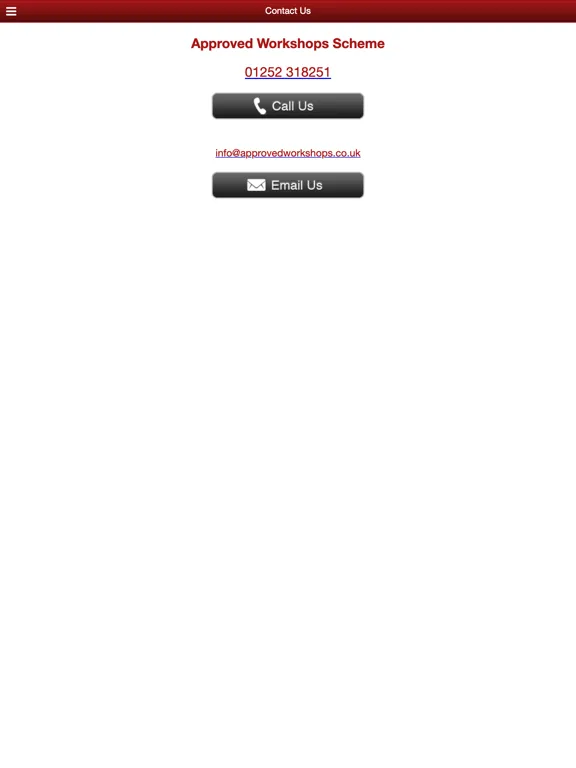 Approved Workshop Scheme (AWS) iPad  스크린샷