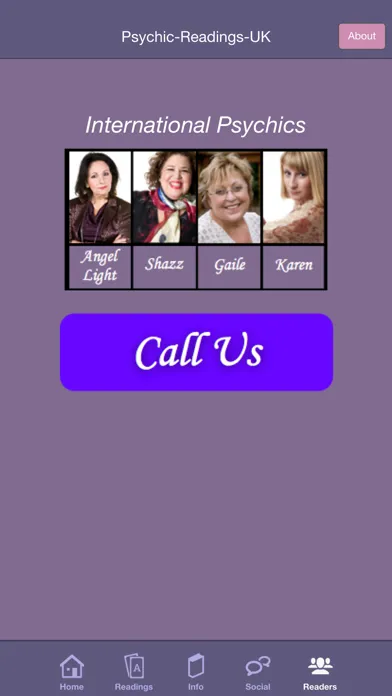 Psychics Readings Text UK USA سکرین شاٹس