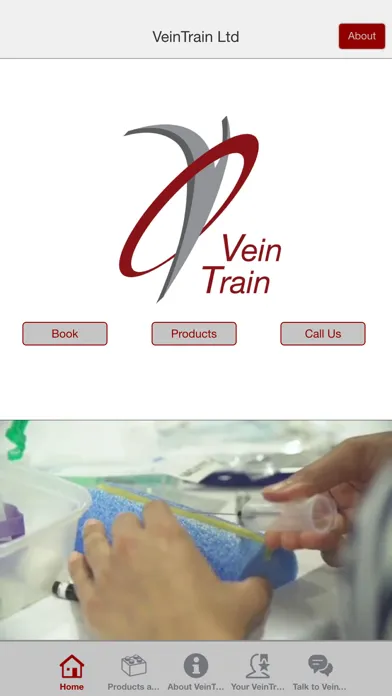 Captures d'écran de VeinTrain APP